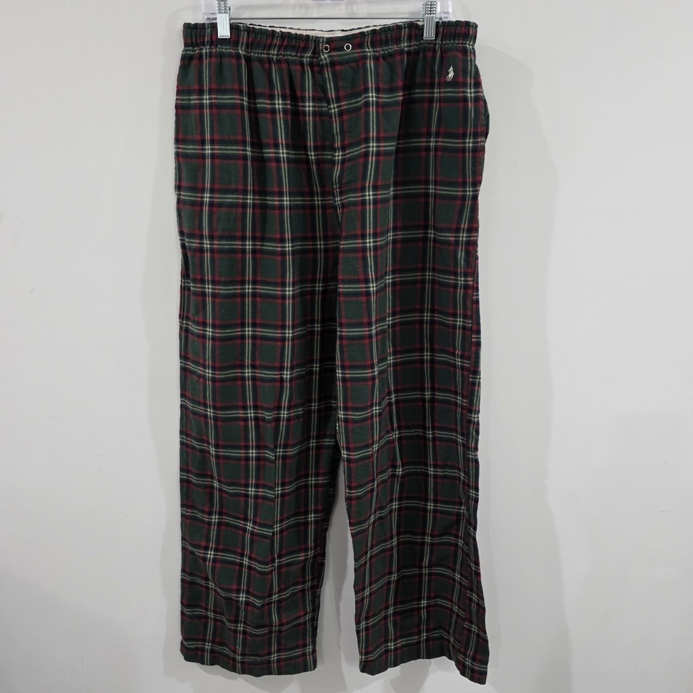 Polo Ralph Lauren Mens Pajama Pants Size Large‎ Plaid Tartan Old Money Quiet